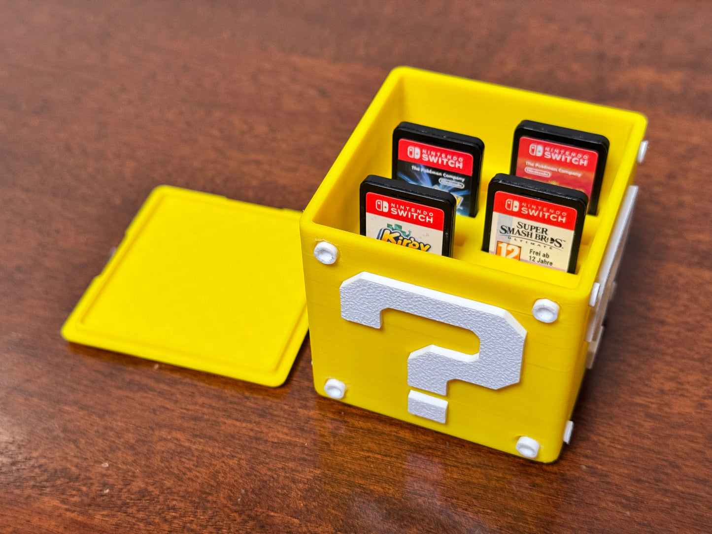 Custodia Schede di Gioco Nintendo Switch a Forma di Blocco di Super Mario