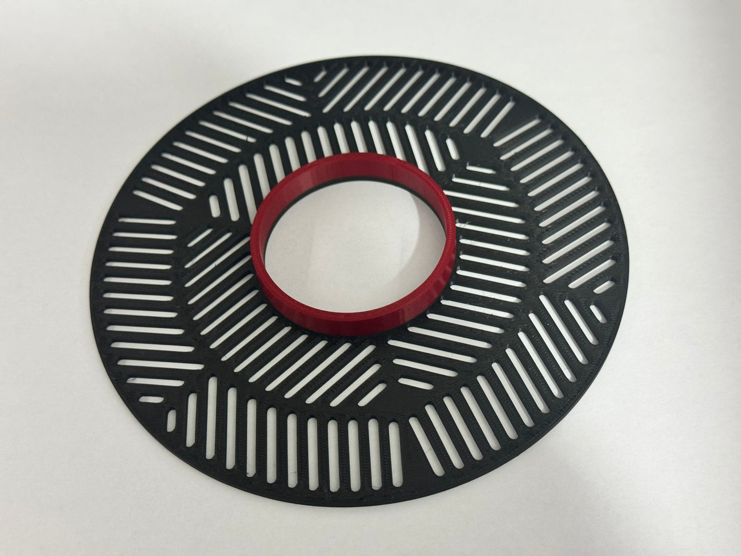 Maschera Tri-Bahtinov Bi-Color Nera e Rossa per SC Celestron C5