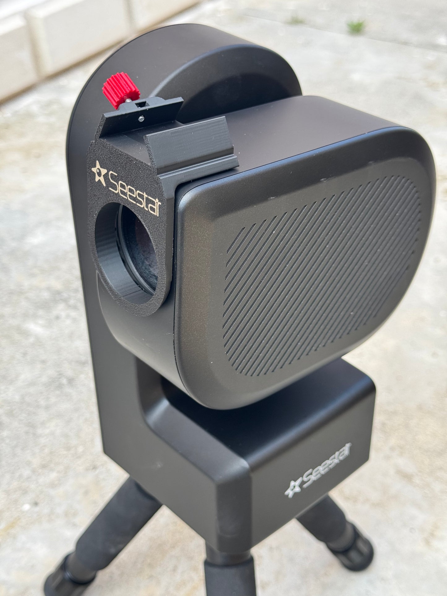 Supporto cercatore Zwo seestar S50 con serigrafia laser