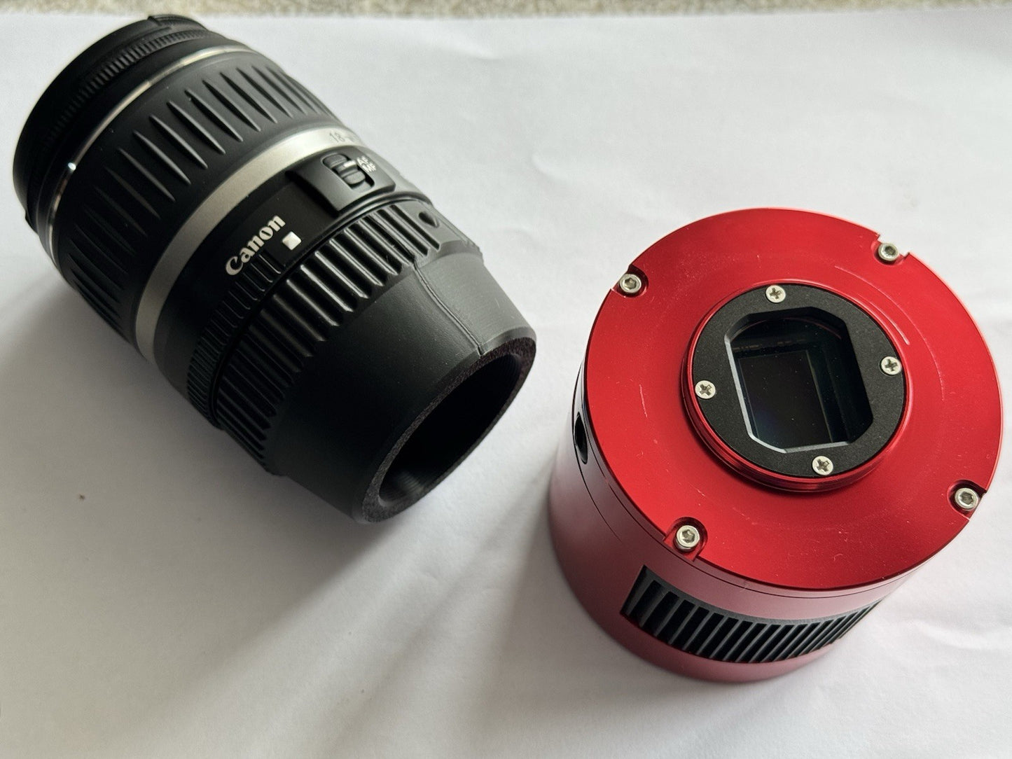 Adattatore EOS-T2 per Fotocamere ZWO ASI – Compatibile con Obiettivi Canon