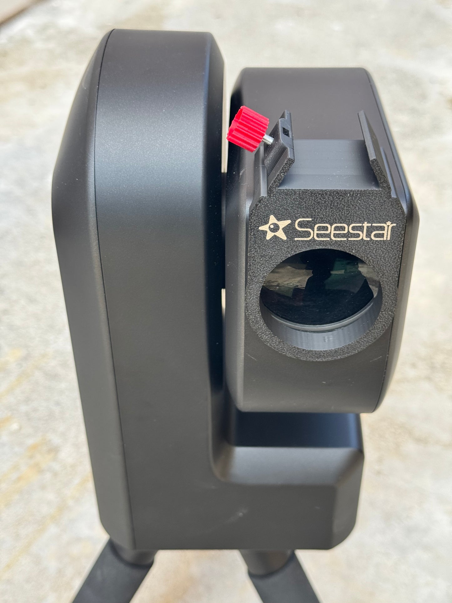 Supporto cercatore Zwo seestar S50 con serigrafia laser