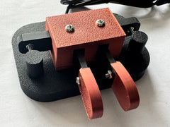 Paddle Keyer Iambic per Codice Morse CW con Inserti in Color Rame, all radio