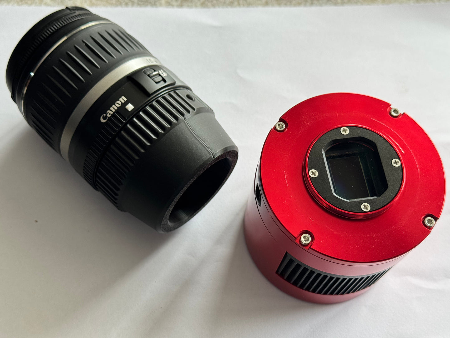 Adattatore EOS-T2 per Fotocamere ZWO ASI – Compatibile con Obiettivi Canon