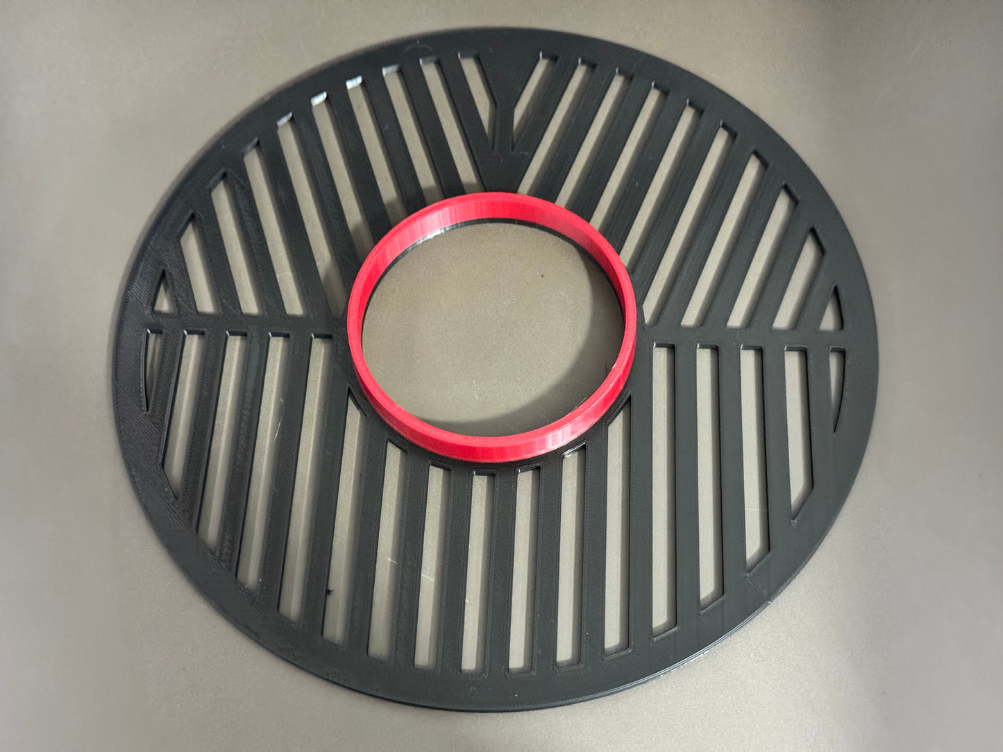 Maschera di Bahtinov Bi-Color Nera e Rossa per Meade 8" LX200 ACF