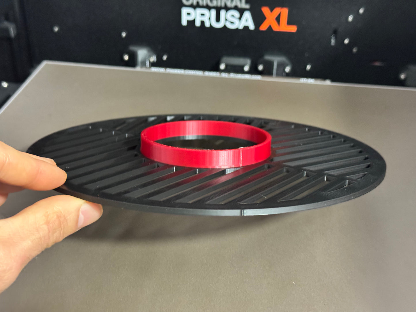 Maschera di Bahtinov Bi-Color Nera e Rossa per Meade 8" LX200 ACF