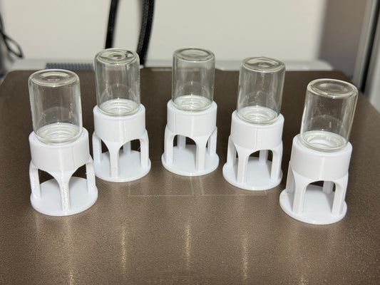 Bevitoio per Formiche(kit 5) – Capacità 10 ml – Stampato in PETG Atossico Bianco