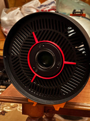 Maschera Tri-Bahtinov per Celestron RASA 8